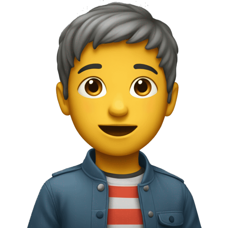 Enfant qui rigole emoji