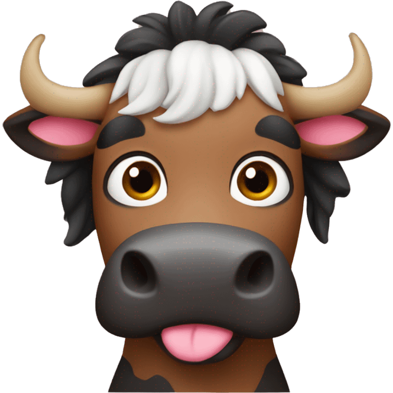 Vaca rosada emoji