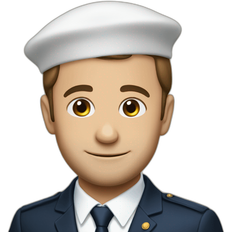 Macron avec une kippa emoji