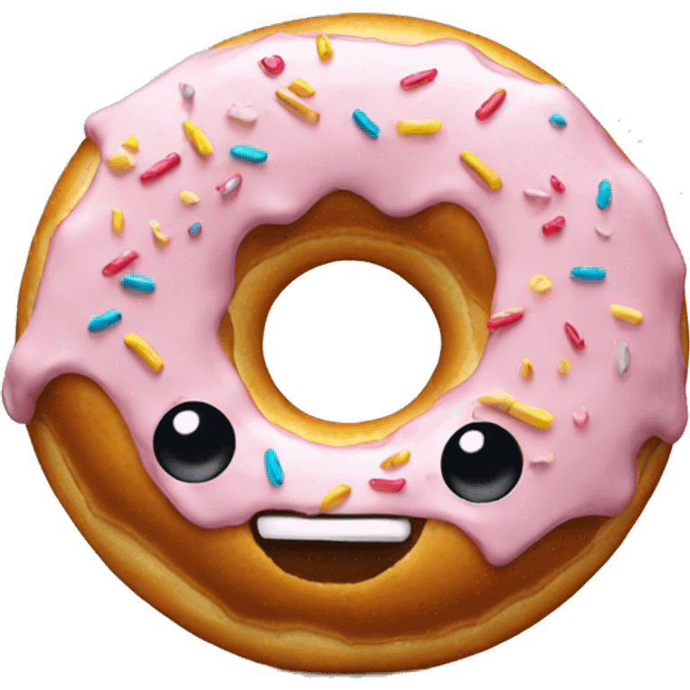 Creamy donut emoji