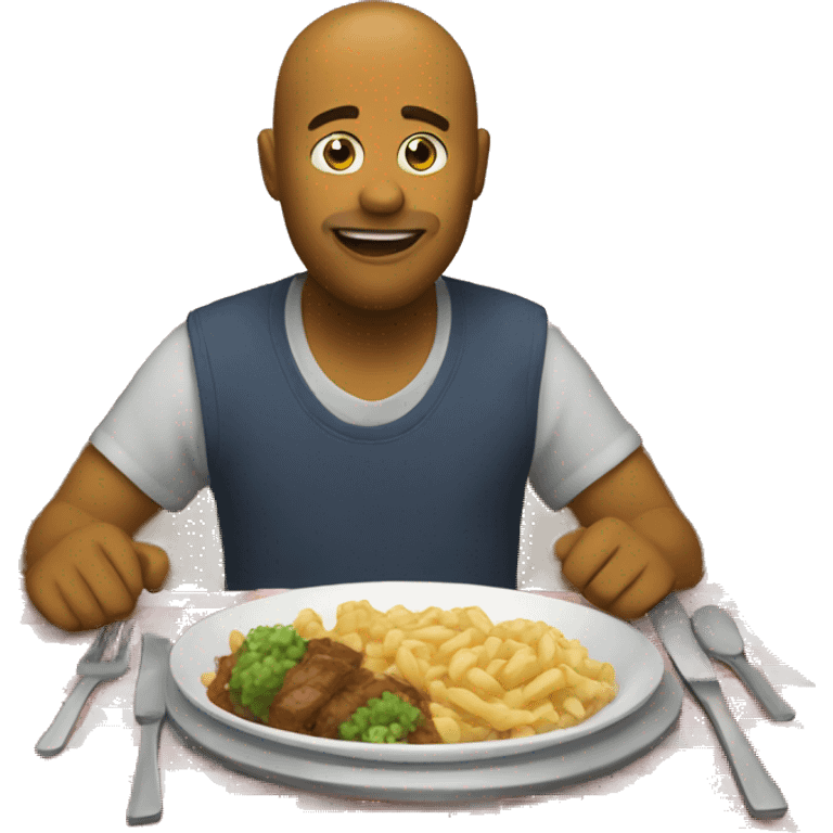 Eating dinner  emoji