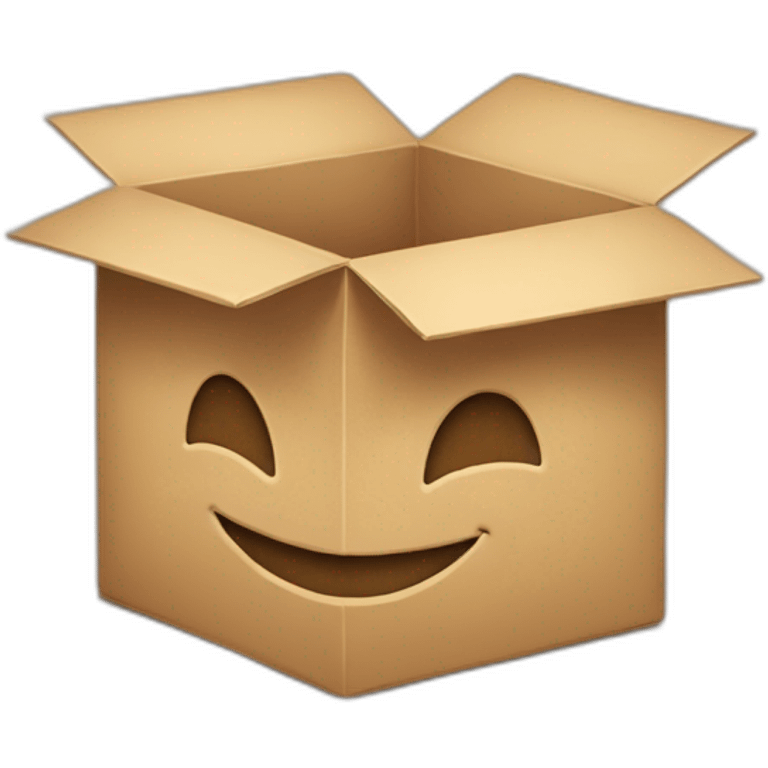 box with smile emoji