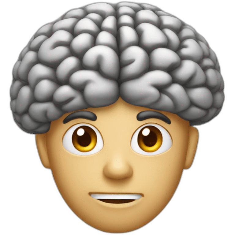 Big brain emoji