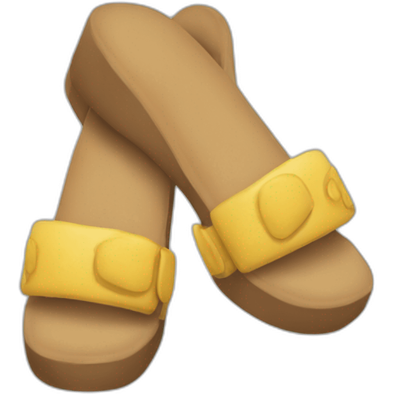 Claquettes emoji