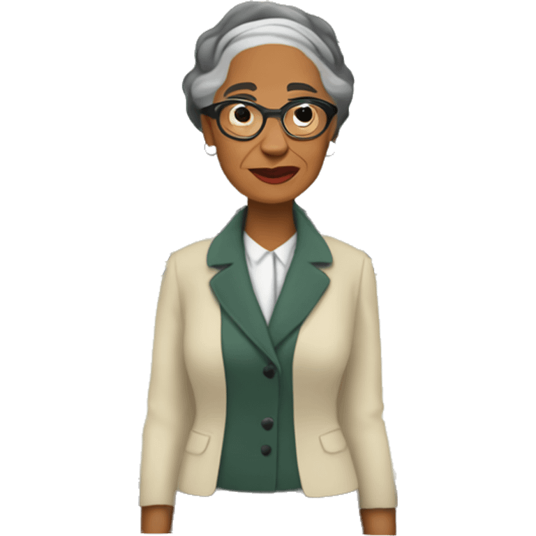 Rosa Parks in Bus  emoji