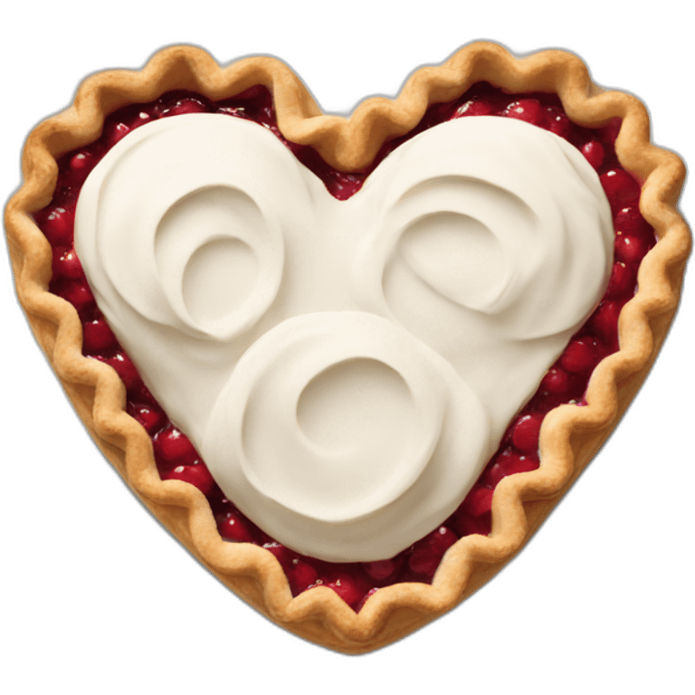 pie heart shape emoji