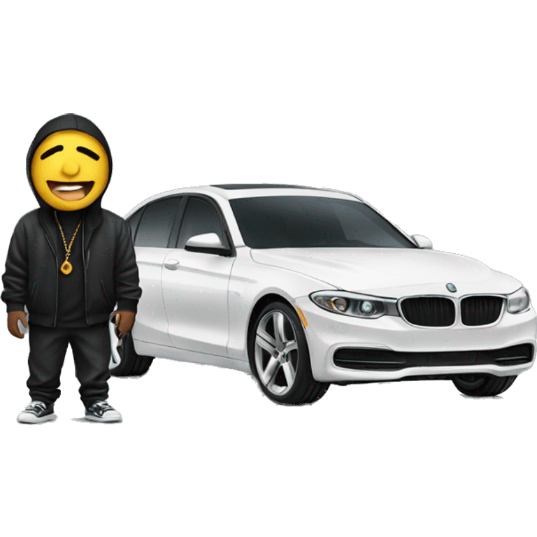 car and rapper  emoji