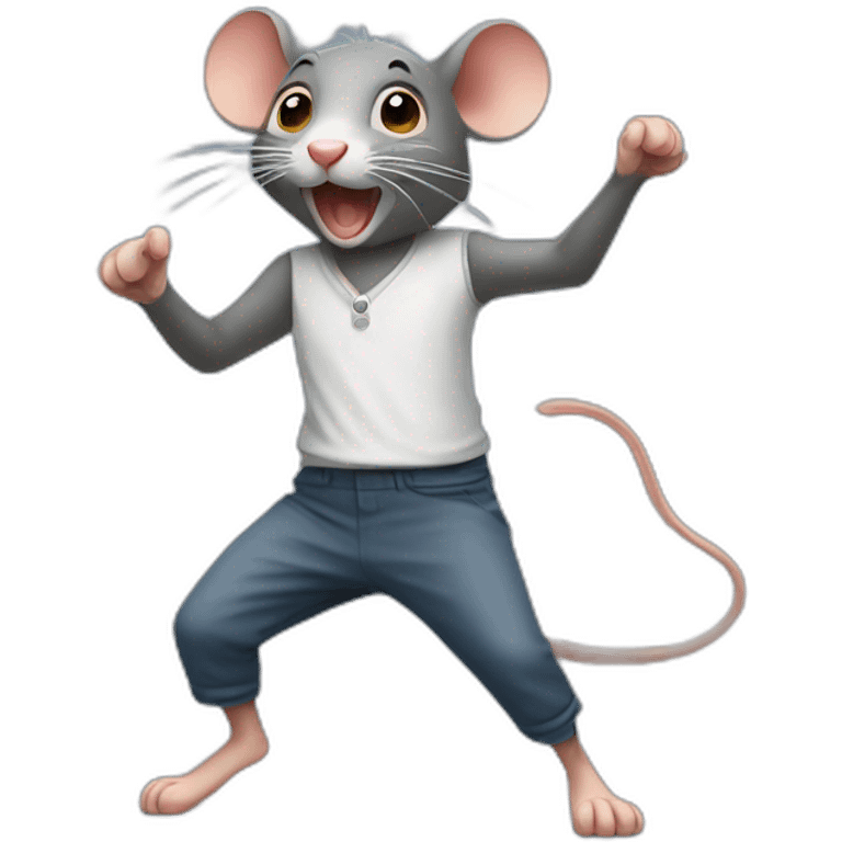 Un rat qui danse emoji