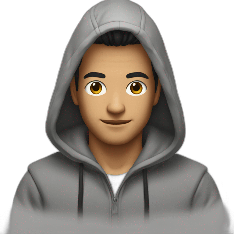 Gojo saturo in hoodie emoji