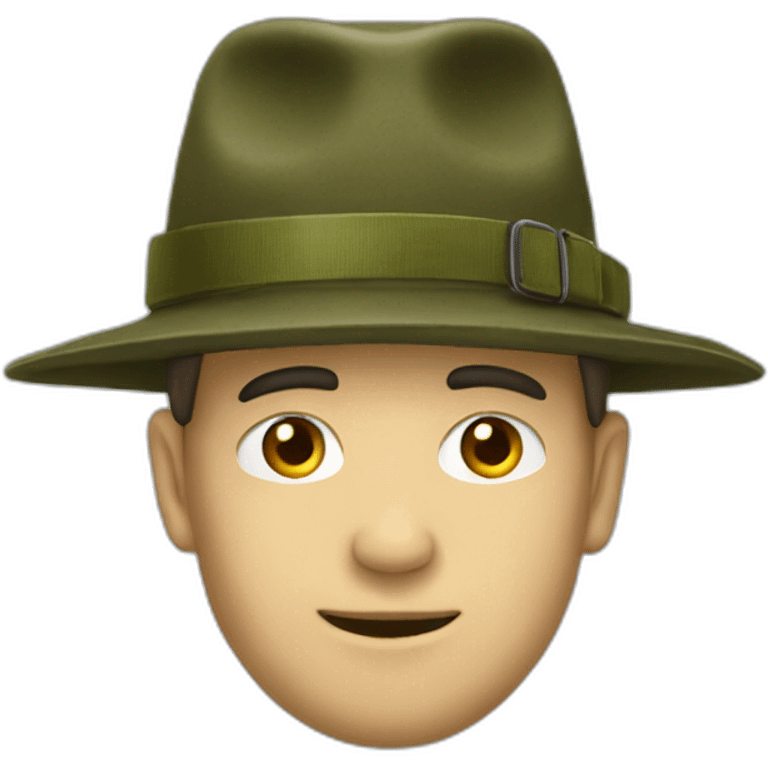 Chapeau poilu emoji