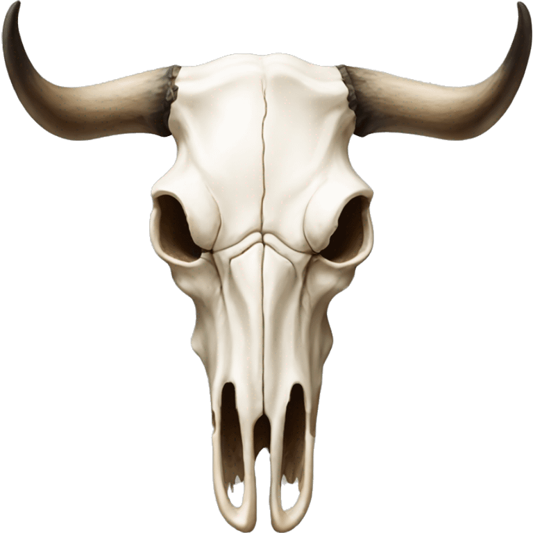 Longhorn cow skull emoji