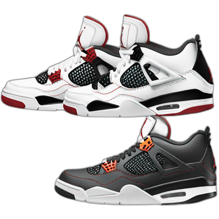 Air jordan retro 4 emoji