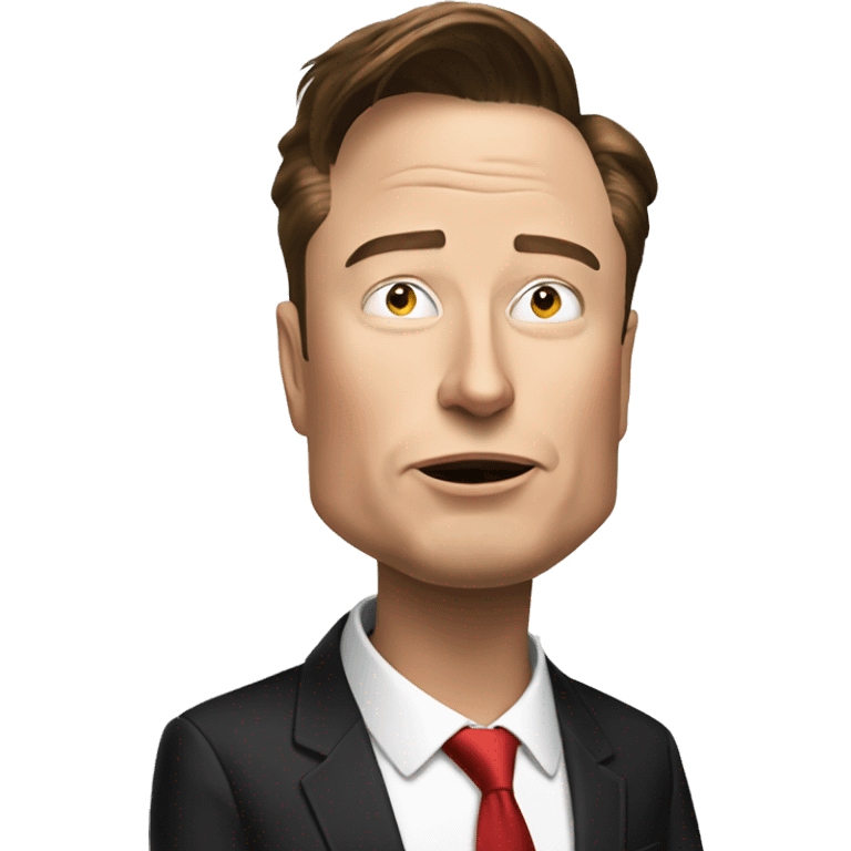 Elon Musk as Trump emoji