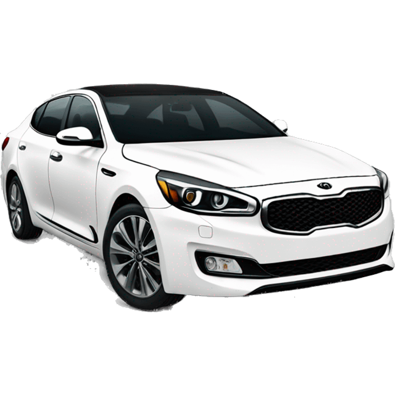 white Kia K5 2025 emoji