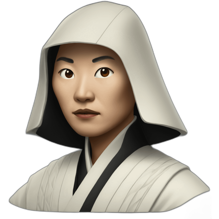 hyperrealist asian sith emoji