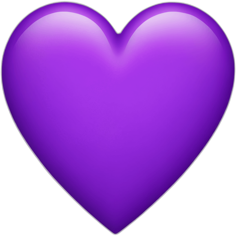 bright purple heart emoji