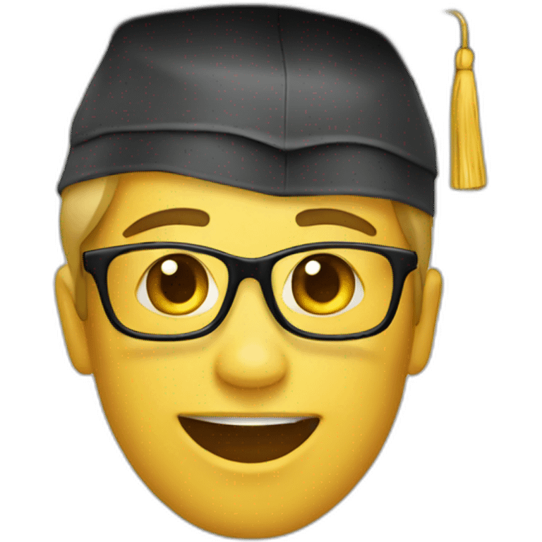 Students graduating college  emoji