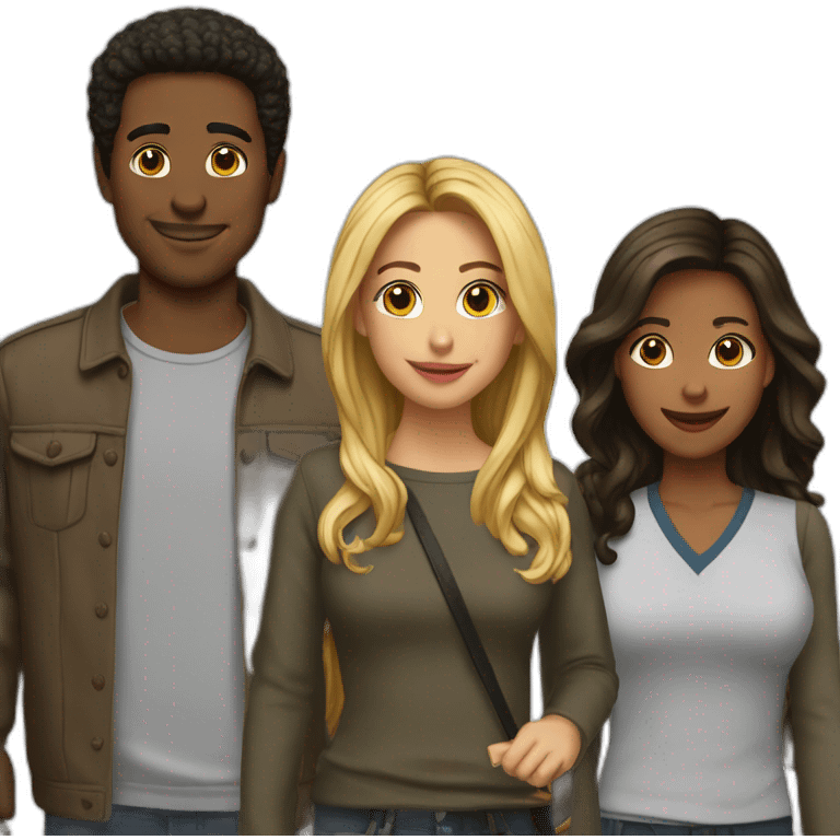 Friends série tv emoji