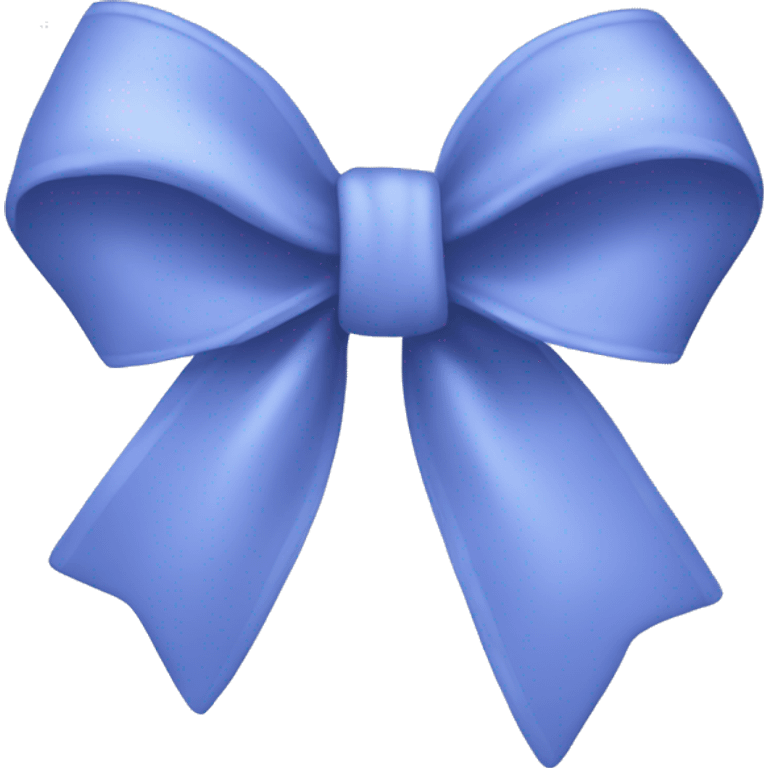 Periwinkle bow  emoji