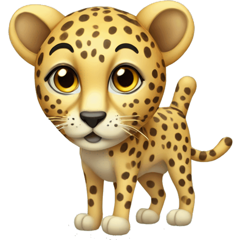 Fairy cheetah emoji