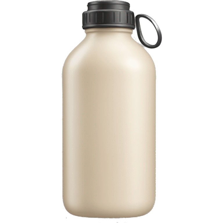 light beige water bottle  emoji