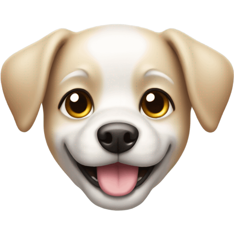 cute dog with shiny e emoji