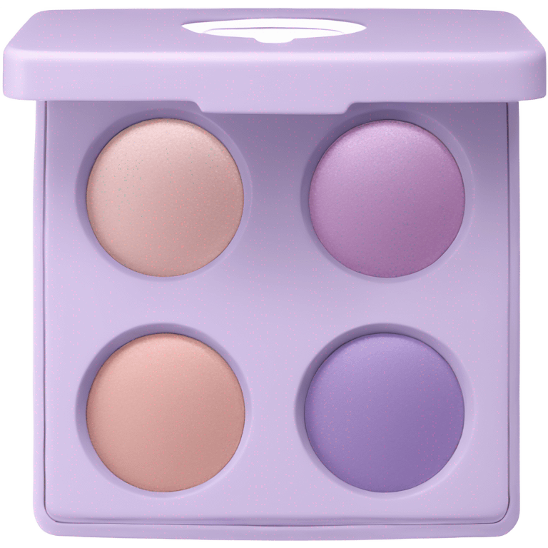 eyeshadow box pastel purple  emoji