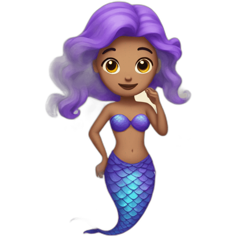 purple mermaid emoji