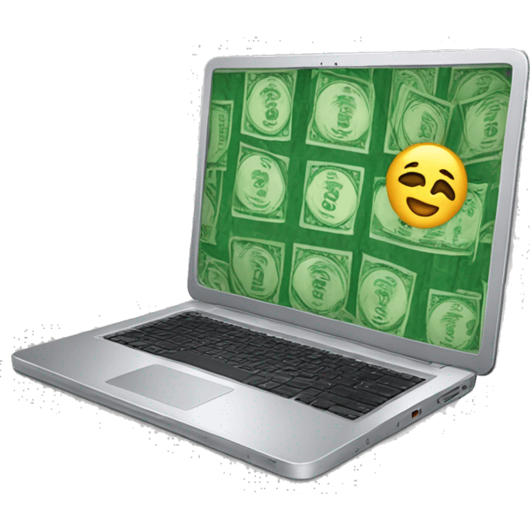 dolla laptop emoji