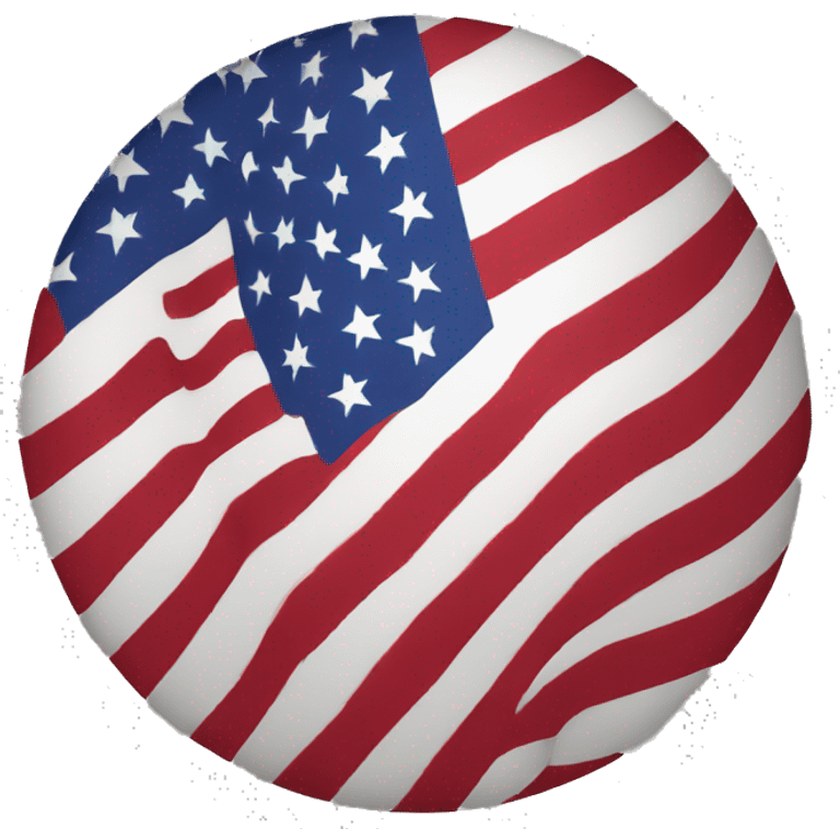 united states flag round emoji