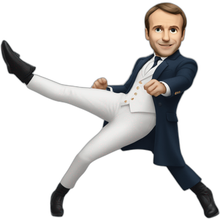 macron qui danse emoji