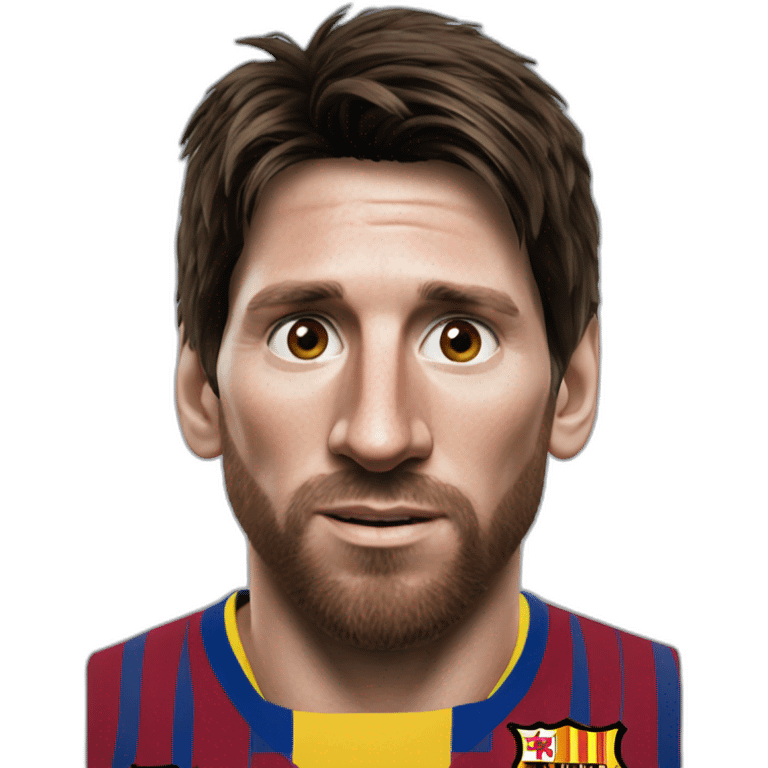 photo-real Messi emoji