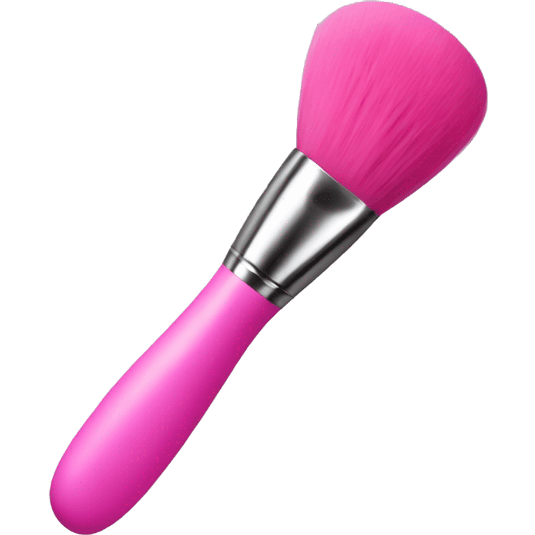 Pink makeup brush  emoji