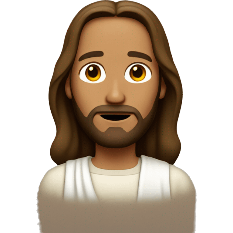 jesus without a beard emoji