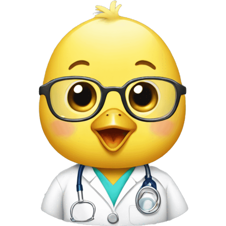 baby chick doctor emoji