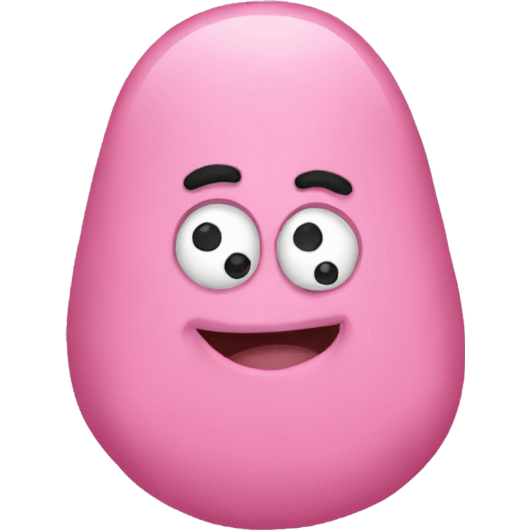 Pink pou emoji