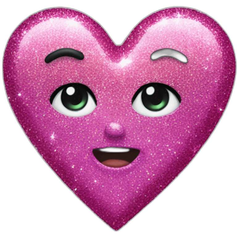 glitter heart emoji