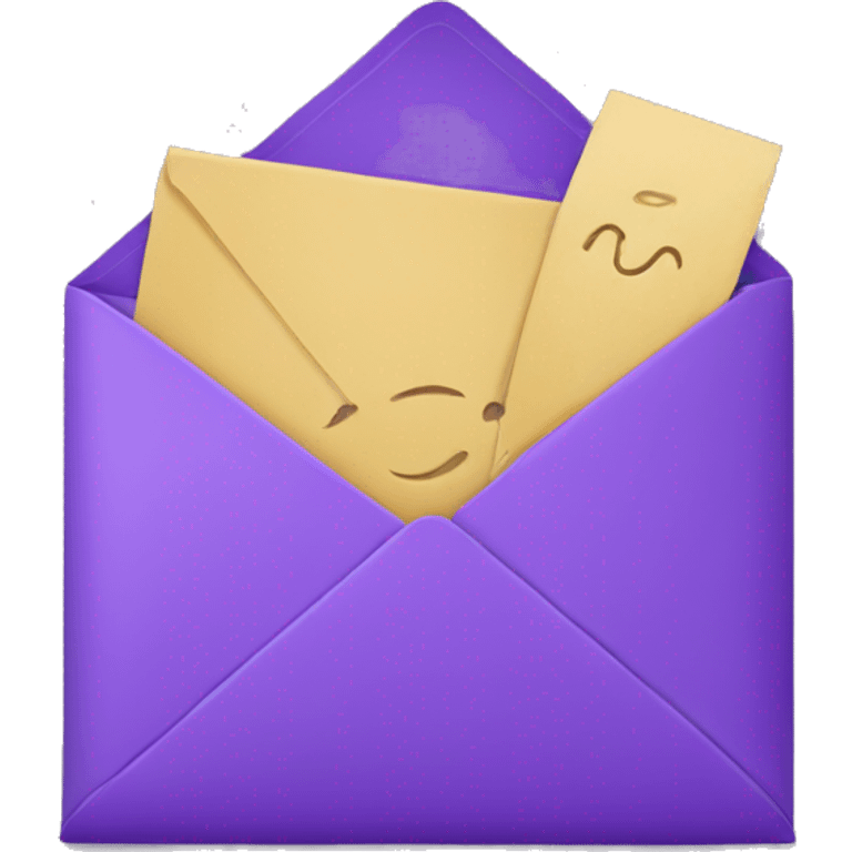 purple envelope emoji