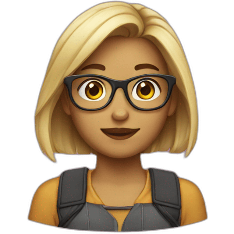 geek girl emoji