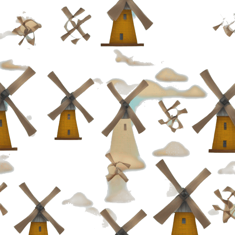 Wind mill craft fair emoji