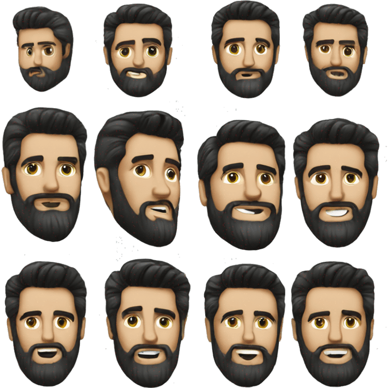 beard politic Elvis emoji