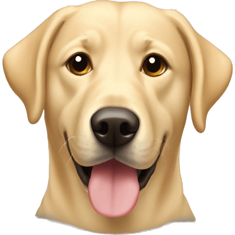 blonde lab mix dog emoji