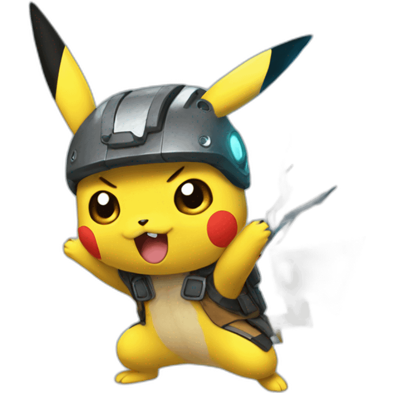 pikachu thunder emoji