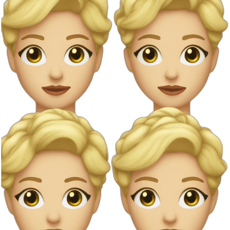 Zorro feminin blonde emoji