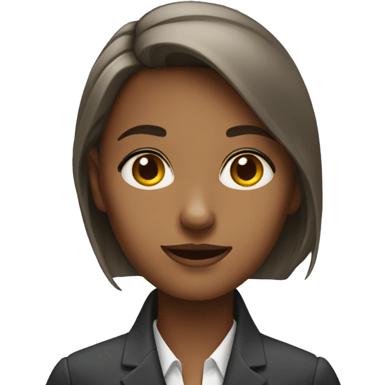 young office worker woman emoji