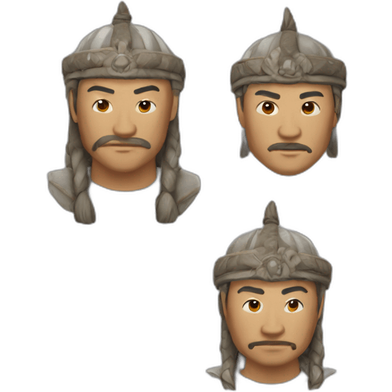 Ghengis khan realistic emoji