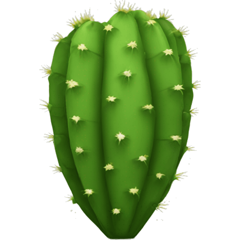 round Nopal without pot emoji