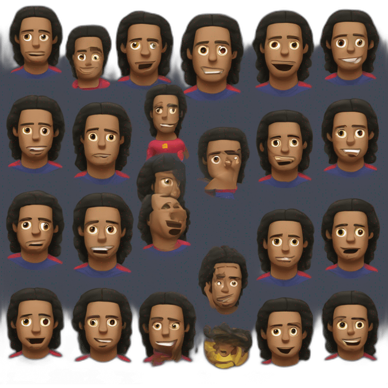 ronaldinho barcelona emoji