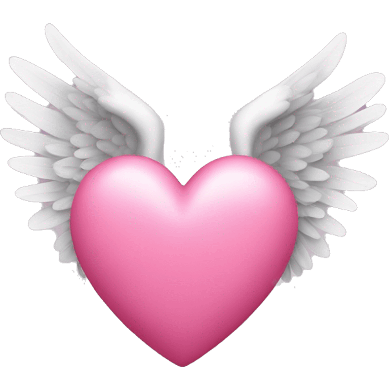 pink heart with wings emoji