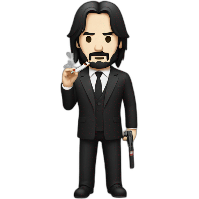 john wick smoking emoji